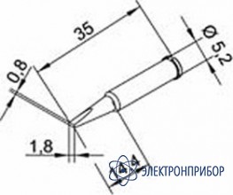 Клин длинный 1,8 мм (к i-tool, i-tool nano) 102CDLF18L