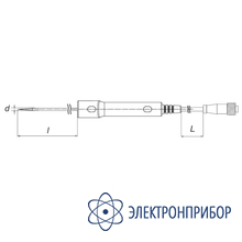 Термопреобразователь сопротивления тспr TCПr.Pt1000-К1И-ККв-B3/-70...+350°С-4x300x1