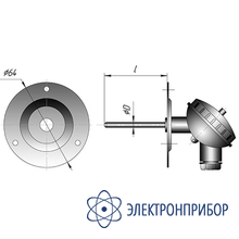 Термопреобразователь сопротивления тсмr (тспr) (для воздуховодов) Кл4-1