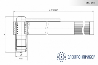 Преобразователь для измерения толщины покрытий внутри труб ИДх-L90