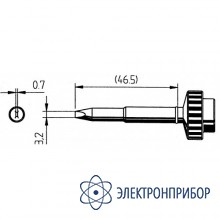 Клин 3,2мм, толщина 0,7мм (к techtool) 612ED-LF