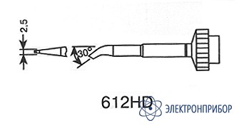 Микроволна 2,5мм, изогнутое (к techtool) 612HD