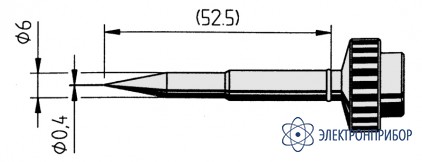 Конус 0,4мм (к techtool) 612SD-LF