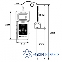 Влагомер для почвы и цемента проникающий AQUA-LAB AQ-M20SO1