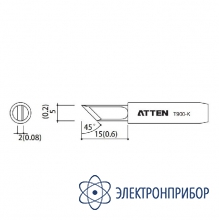 Насадка паяльная T900-K