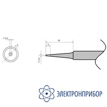 Жало для паяльника (остроконечное) ELEMENT 900-MT-1