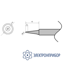 Жало для паяльника (прямое короткое) ELEMENT 900-MT-SI