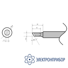 Жало для паяльника (топорик) ELEMENT 900-M-K