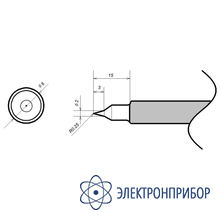 Жало для паяльника (конус) ELEMENT 900-MT-S4