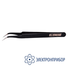 Пинцет металлический загнутый ELEMENT T7-15