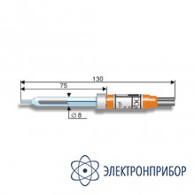 Электрод сравнения лабораторный двухключевой (ag/agcl) ЭСр-10107/3.5