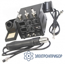 Паяльная станция с феном и usb МЕГЕОН 00686