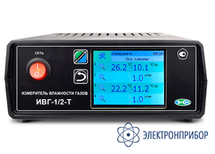 Многоканальный стационарный измеритель-регулятор микровлажности газов ИВГ-1 /Х-Т-YР-ZА