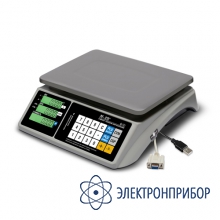 Торговые настольные весы M-ER 328 AC-32.5 TOUCH-M LCD RS232 и USB