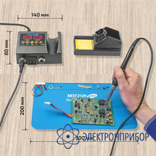 Профессиональная паяльная станция с феном МЕГЕОН 00380