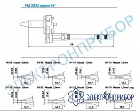 Паяльные сменные композитные головки для hakko fм-2024 N1-13