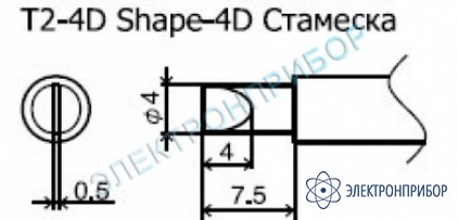 Паяльные сменные композитные головки для станции 942 T2-4D