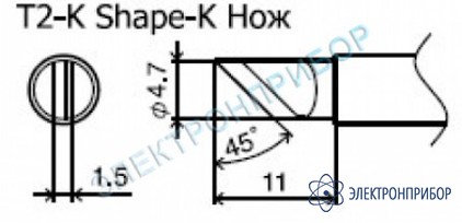 Паяльные сменные композитные головки для станции 942 T2-K