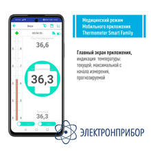 Термометр медицинский детский с bluetooth RELSIB WT50