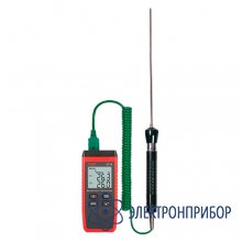 Контактный термометр с погружным зондом температуры RGK CT-12+TR-10W