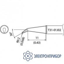 Наконечник для станции fx-100 450°с T31-01J02