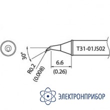 Наконечник для станции fx-100 450°с T31-01JS02