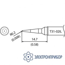 Наконечник для станции fx-100 400°с T31-02IL