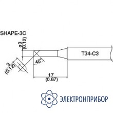 Сменная головка для hakko dash fx-650 T34-C3