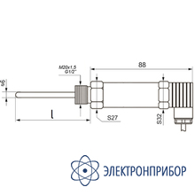 Датчик температуры T.Pt-RS-DIN-6-75-(-70/+200)