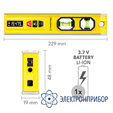 Пузырьковый уровень с дальномером Trotec BD1L